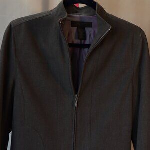 The Limited Stretch Blazer: Charcoal Grey Fully Lined - W/Pockets - Small